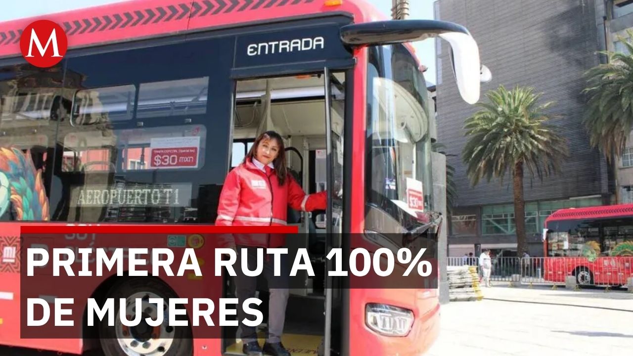 Metrobús estrena ruta Quetzalcóatl operada solo por mujeres