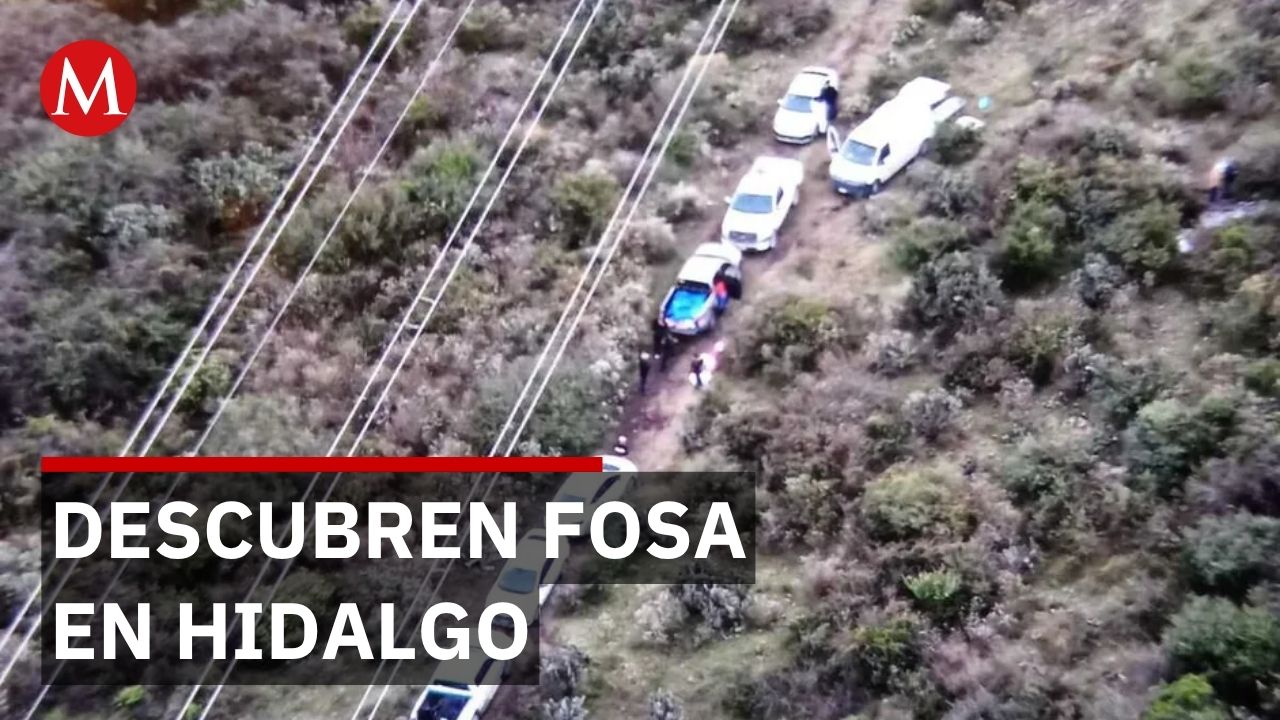 Peritos analizan 5 cuerpos hallados en fosa clandestina de Hidalgo