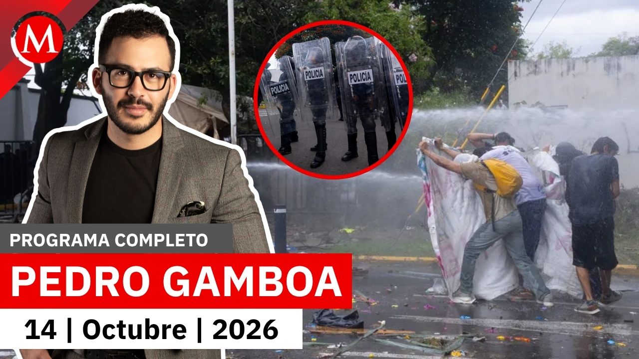 Dos policías comparecen por represión durante manifestación | Pedro Gamboa, 14 de octubre de 2026