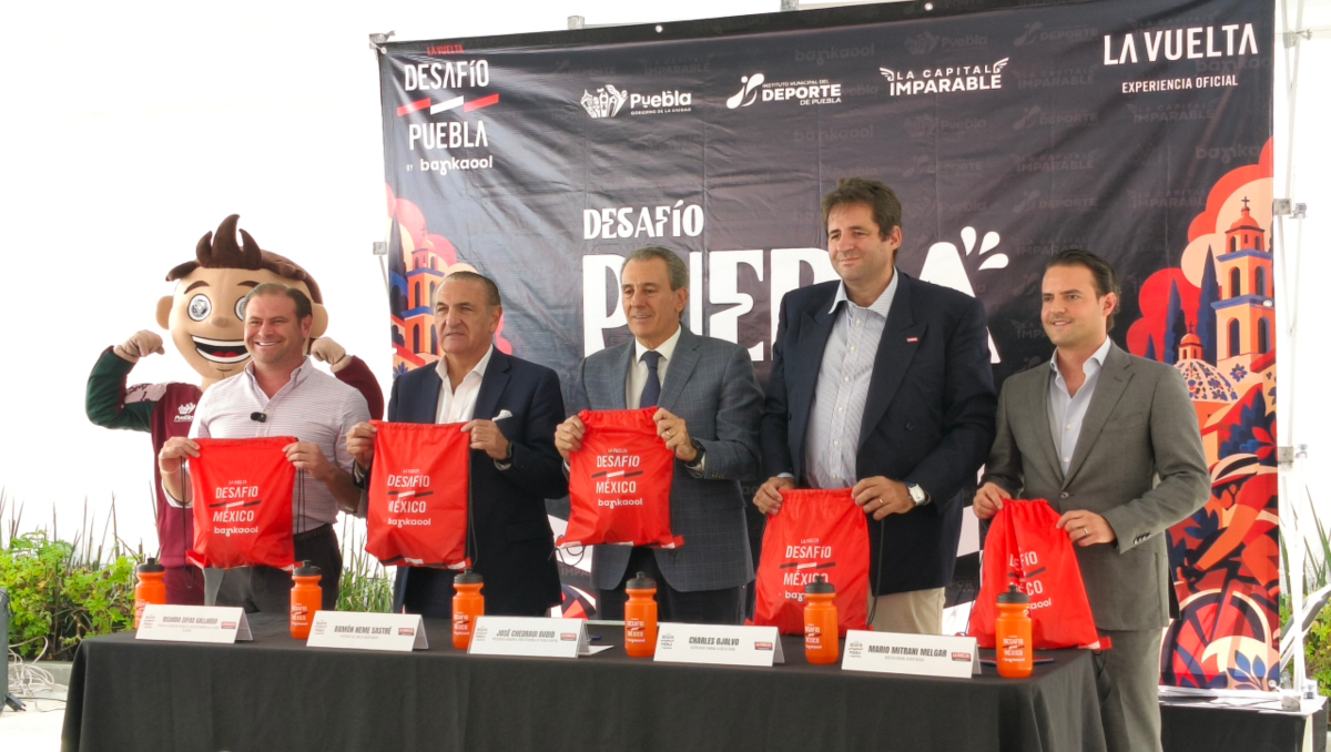 Presentan la carrera ciclista Desafío Puebla by La Vuelta España 2027 | Jaime Zambrano