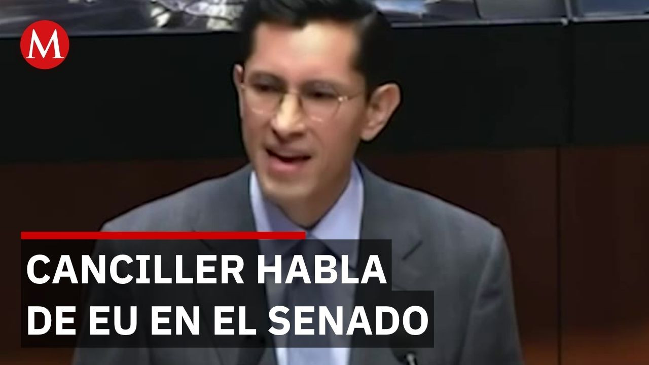 Roberto Velasco expone en el Senado logros en diplomacia y cooperación en seguridad