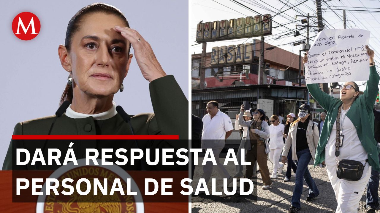 Sheinbaum EXIGE a Zoé Robledo presentar plan para atender demandas de trabajadores del IMSS