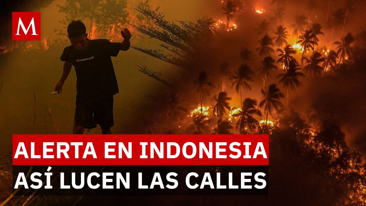 ¡Vista apocalíptica! Incendios forestales elevan la contaminación a niveles peligrosos
