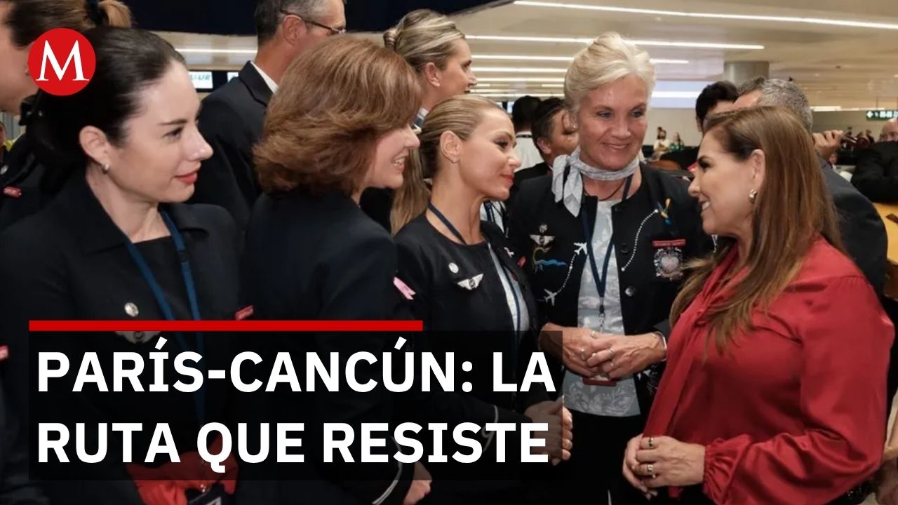 Vuelo París-Cancún cumple 15 años de conexión aérea ininterrumpida