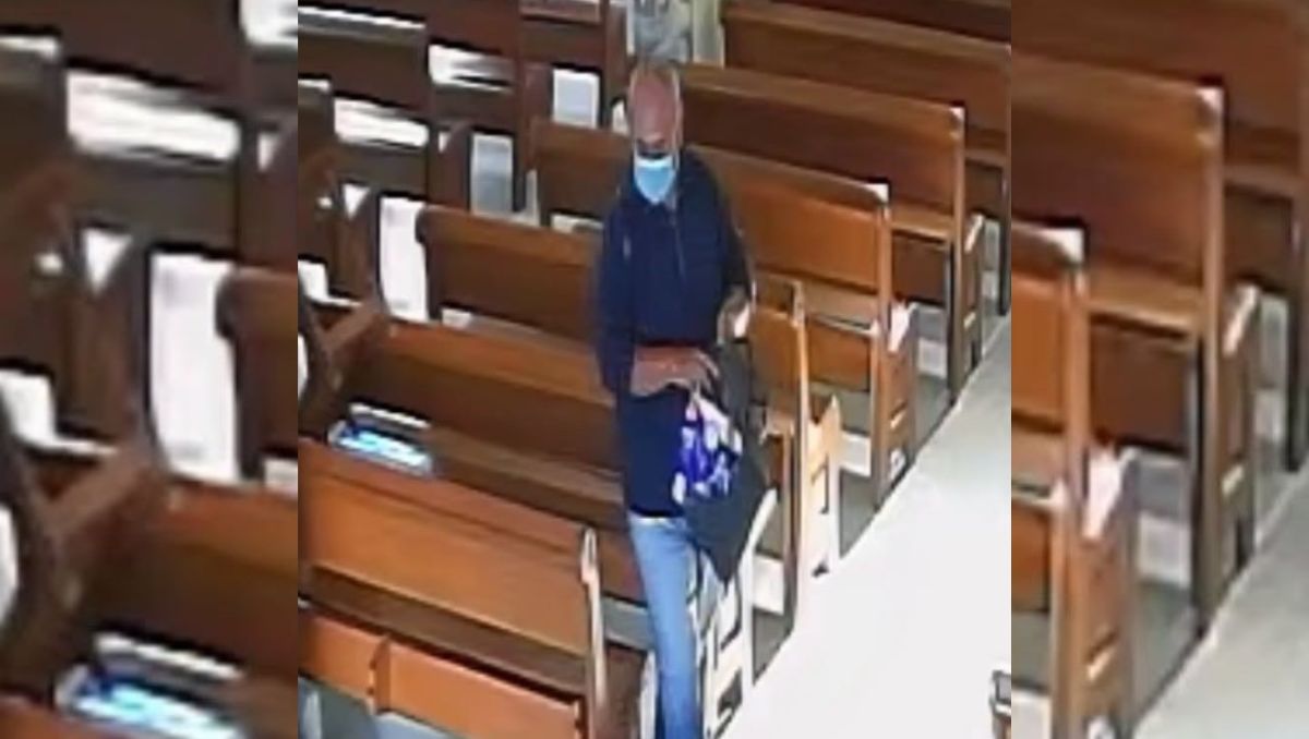 Las cámaras de seguridad captaron a un hombre. | Foto: Cortesía