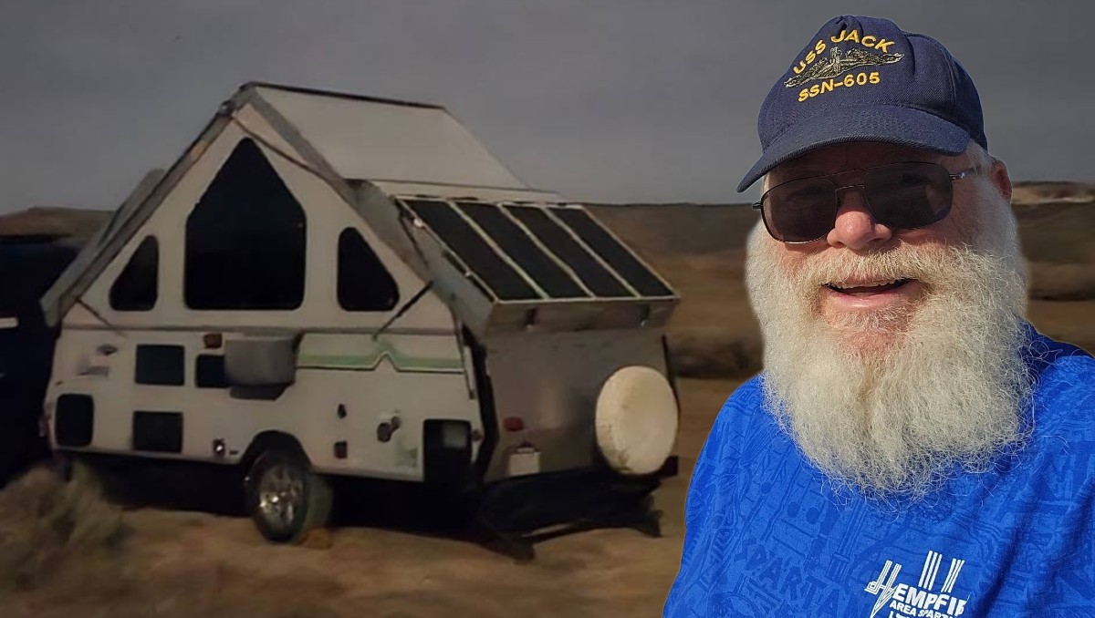 Eugene, el hombre de 71 años que recorrió 48 estados de EU. | FOTO: Eugene Breindel