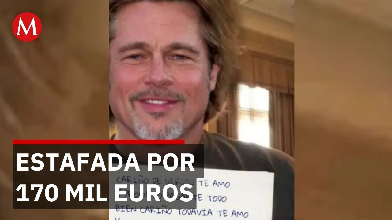 Falso Brad Pitt estafa a mujer española por 170 mil euros