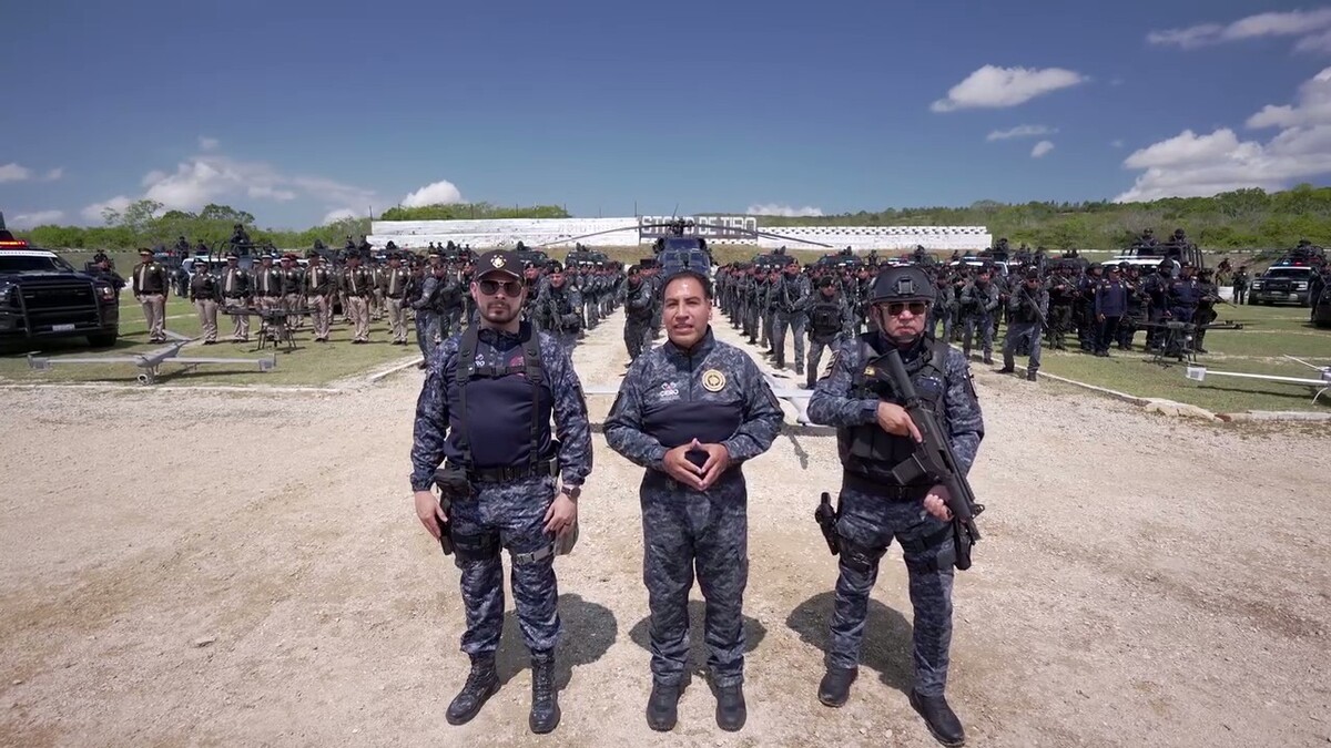 La Fuerza Pakal cuenta con 850 elementos y más de 50 vehículos blindados para reaccionar ante emergencias. | Foto:Especial