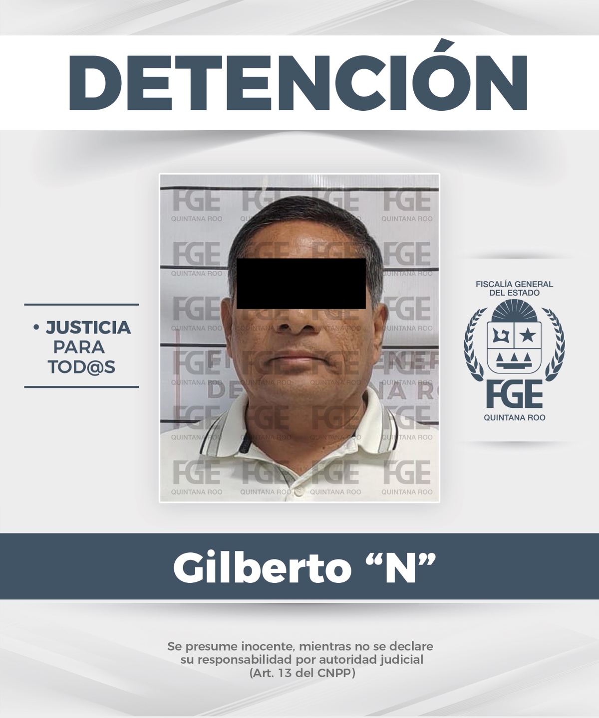 Gilberto 'N', alcalde de Puerto Aventuras, fue detenido por su presunta participación en una red de extorsión contra comerciantes. | Especial
