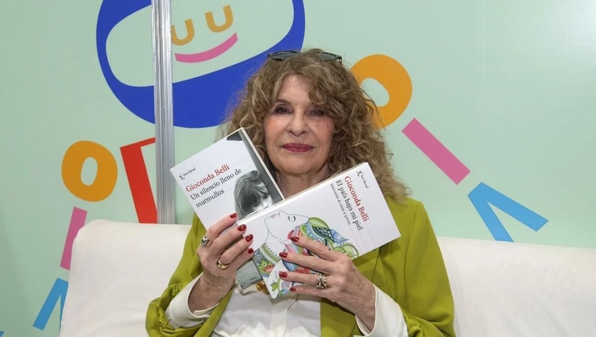 Gioconda Belli estuvo en la FIL Monterrey. Damaris González