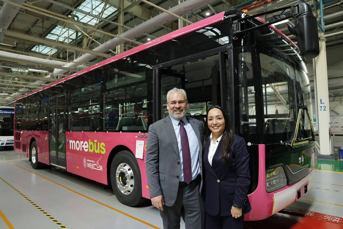 El gobierno de Michoacán prevé que las primeras 74 unidades híbridas del Morebús comiencen a llegar a Morelia en enero de 2027. | Especial