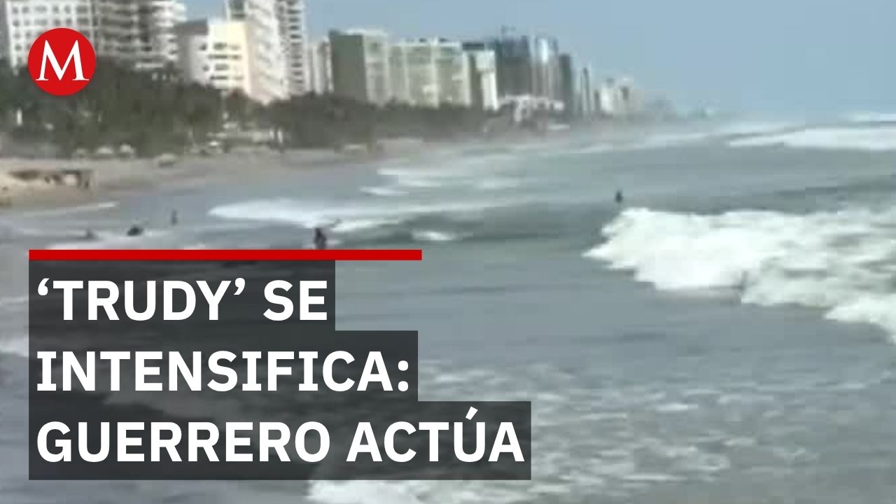 Guerrero habilita 620 refugios ante huracán 'Trudy' en Acapulco