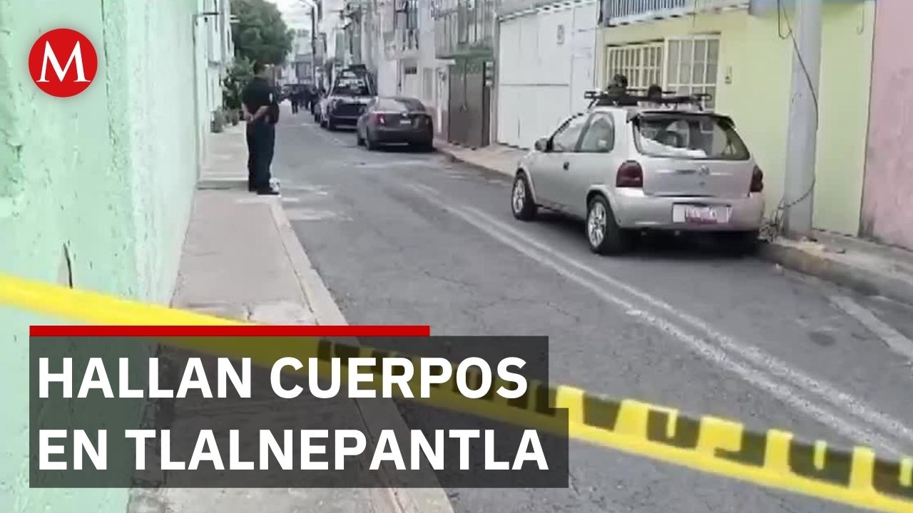 Hallan 2 cuerpos envueltos en plástico en Tlalnepantla