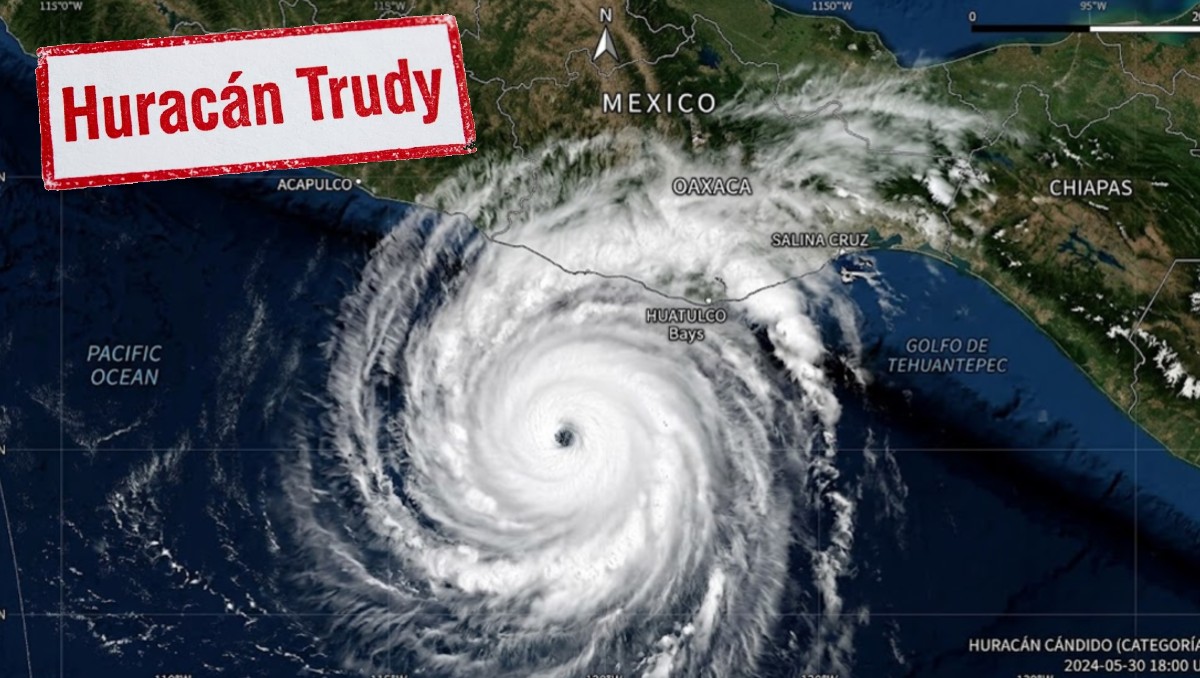 Atención. Huracán 'Trudy' de categoría 1 alcanzará la categoría 4 cerca de México: ¿Dónde se ubica y qué estados serán los más afectados por el fenómeno?