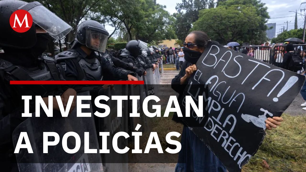 Identifican a 17 policías por exceso de fuerza durante manifestación en Jalisco