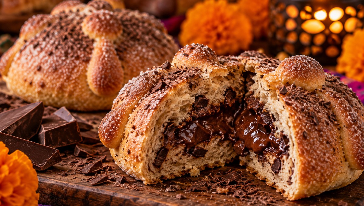 Pan de muerto relleno de chocolate: receta casera | IA DISCOVER