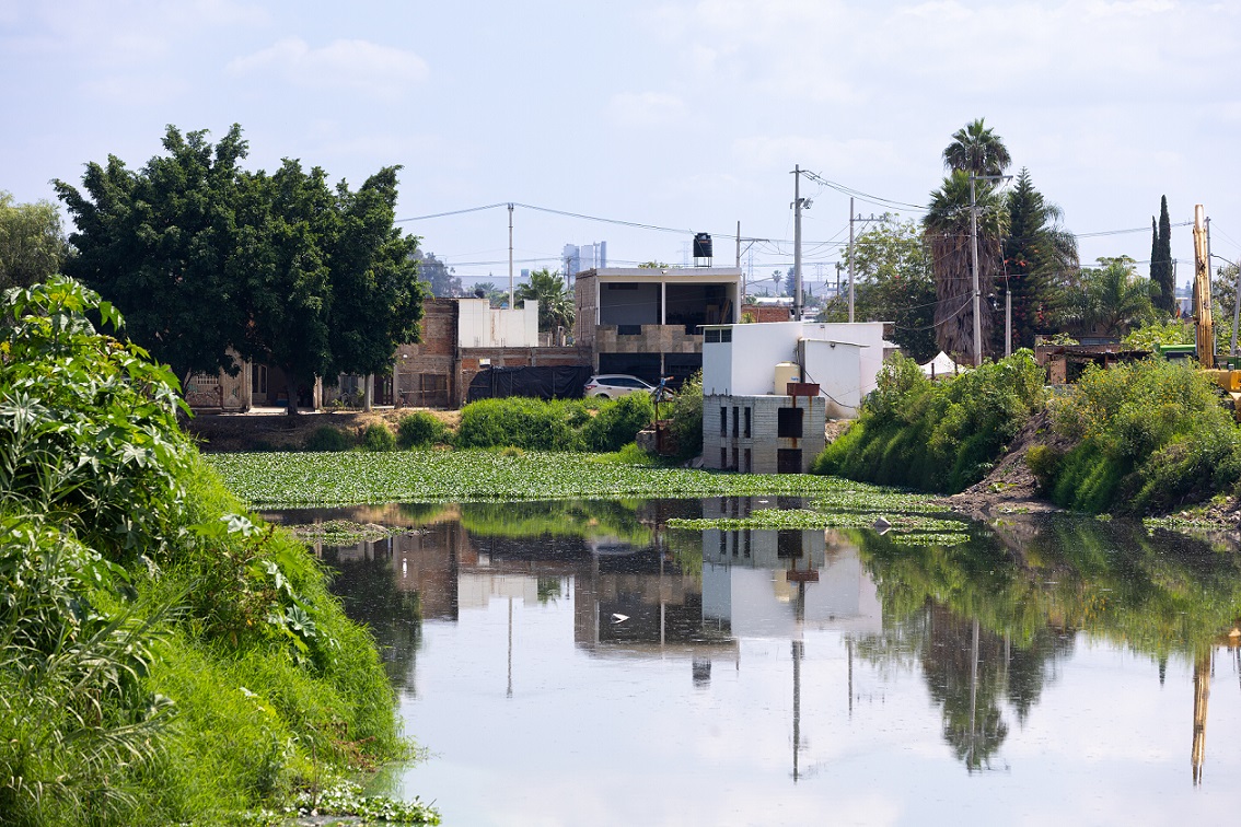 Presa del Chicharrón, en la colonia Ojo de Agua en Tlaquepaque. (Farid Santos)