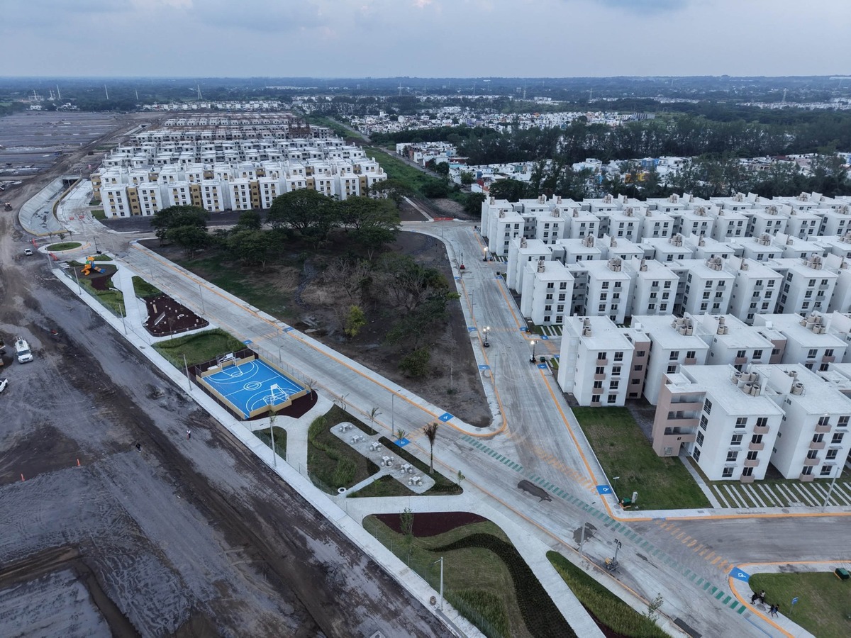 El proyecto integral contempla obras de infraestructura hidráulica, pozos de agua y un parque lineal para las familias. | Foto: Especial