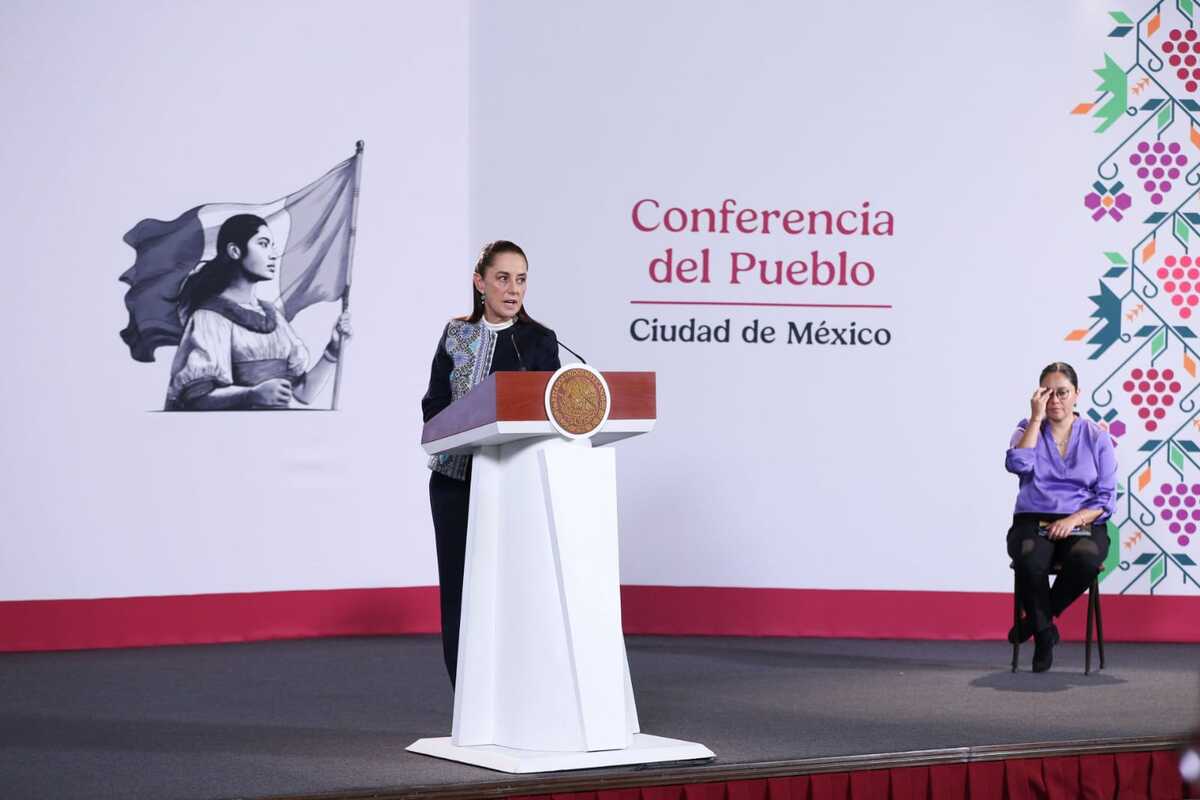 Sheinbaum anunció que habrá un plan para fortalecer la policía de Morelos. | Foto: Araceli López