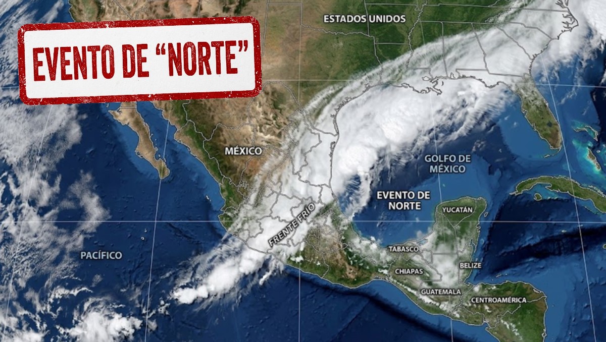 El SMN informó sobre e avance un evento de "Norte" sobre México | IA Discover