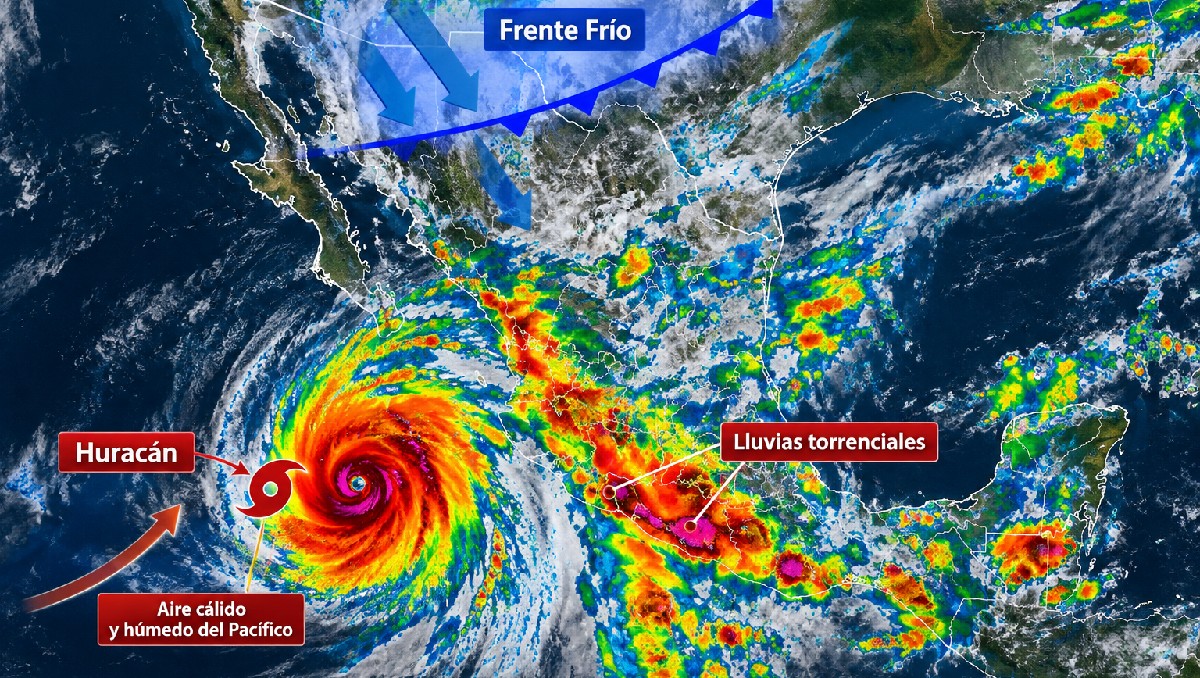 El SMN mantiene un monitoreo sobre los efectos de los fenómenos meteorológicos en México | IA Discover