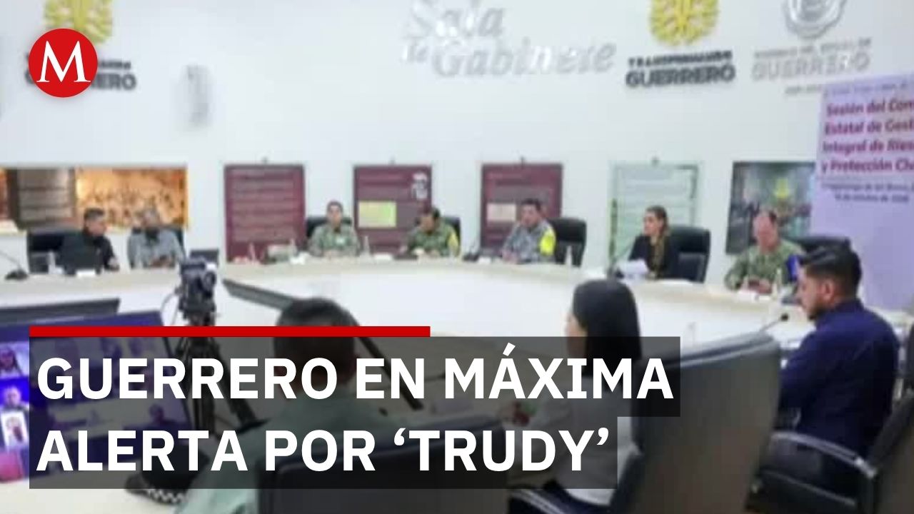 Suspenden clases en todo Guerrero por huracán 'Trudy'