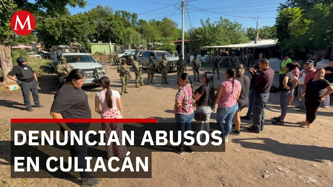 Vecinos denuncian destrozos en viviendas tras operativo federal en Culiacán