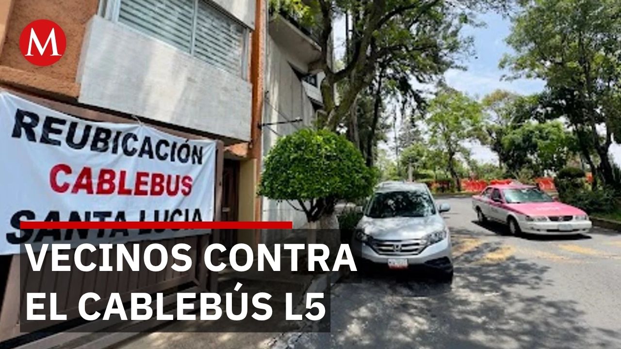 Vecinos exigen reubicar torres del cablebús Línea 5 en Álvaro Obregón