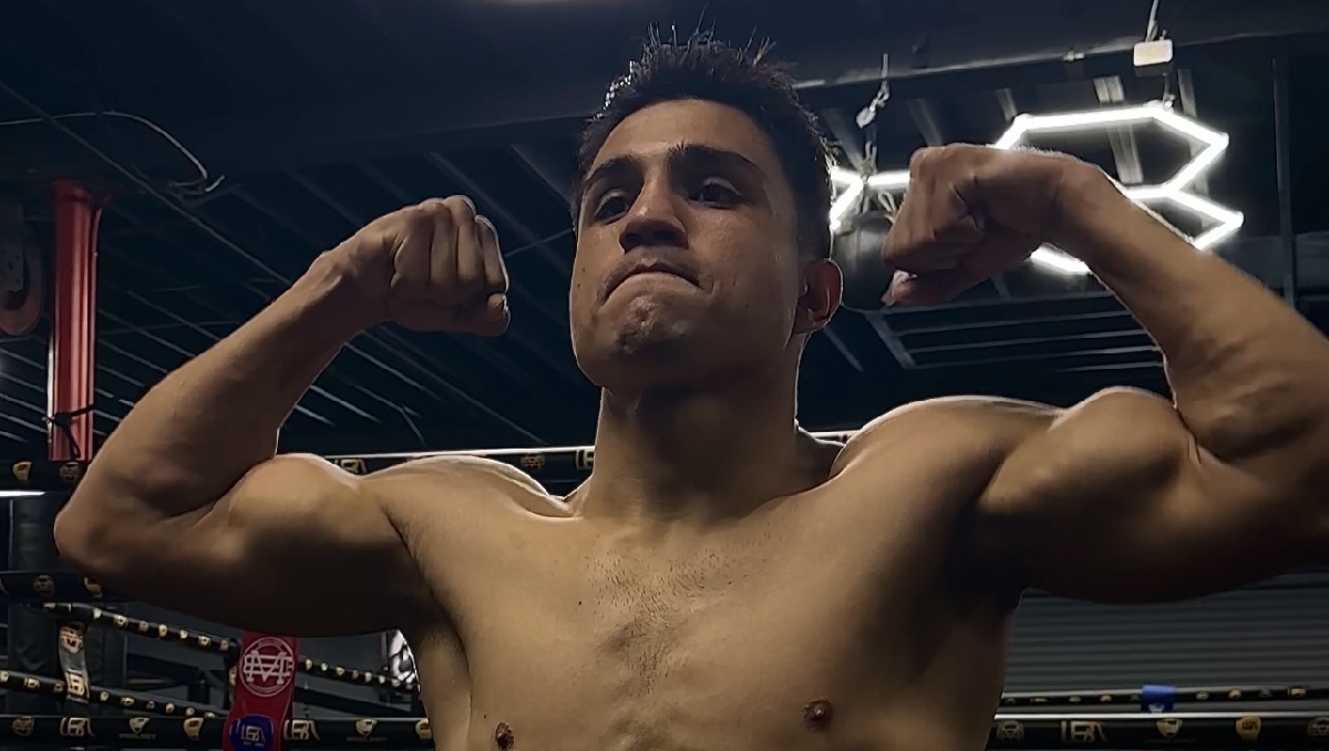 Armando “Toro” Reséndiz, motivado y emocionado por pelear ante Koen Mazoudier (Instagram @toro_resendiz1)