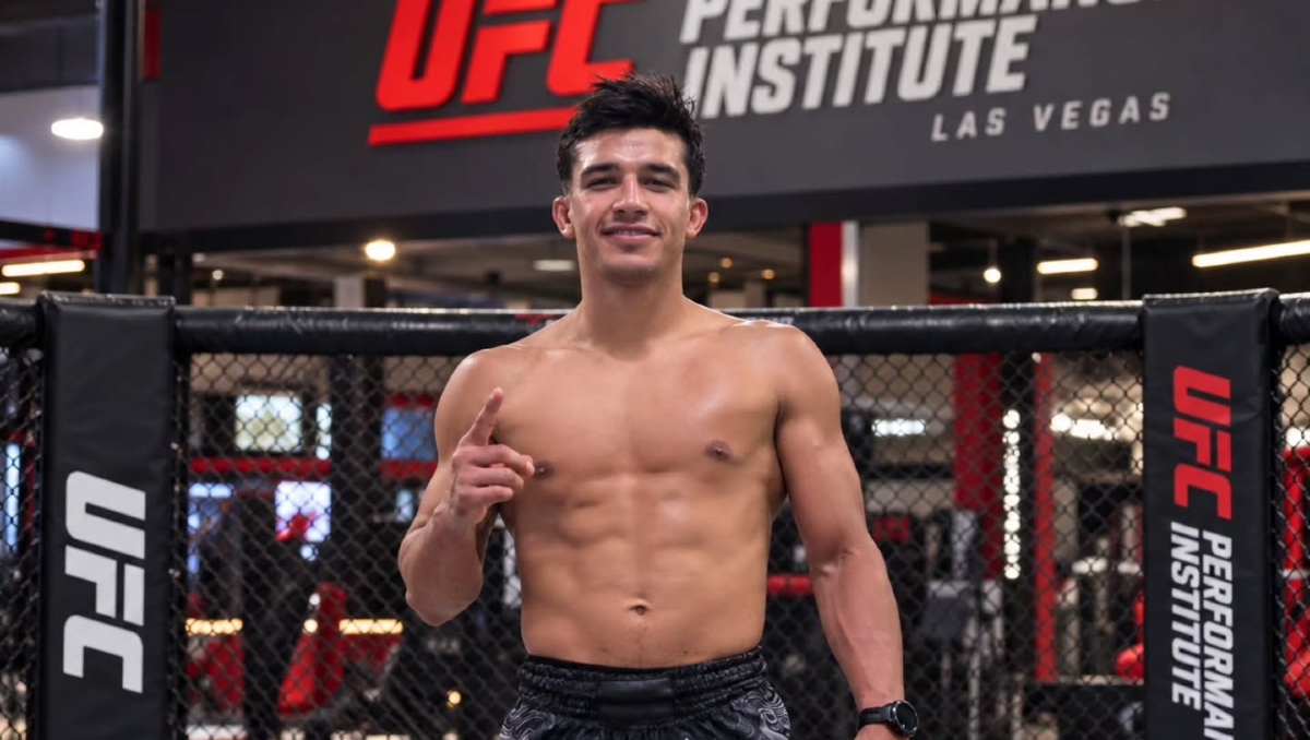 Cristian Pérez prepara su debut en UFC peleando en las tierras de su rival (Instagram @puas_mma_)