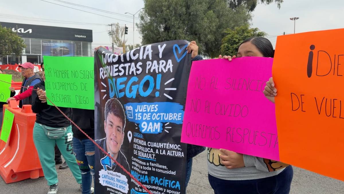 La familia de Diego informó que fue localizado en la Ciudad de México. Foto: Zuleyma García