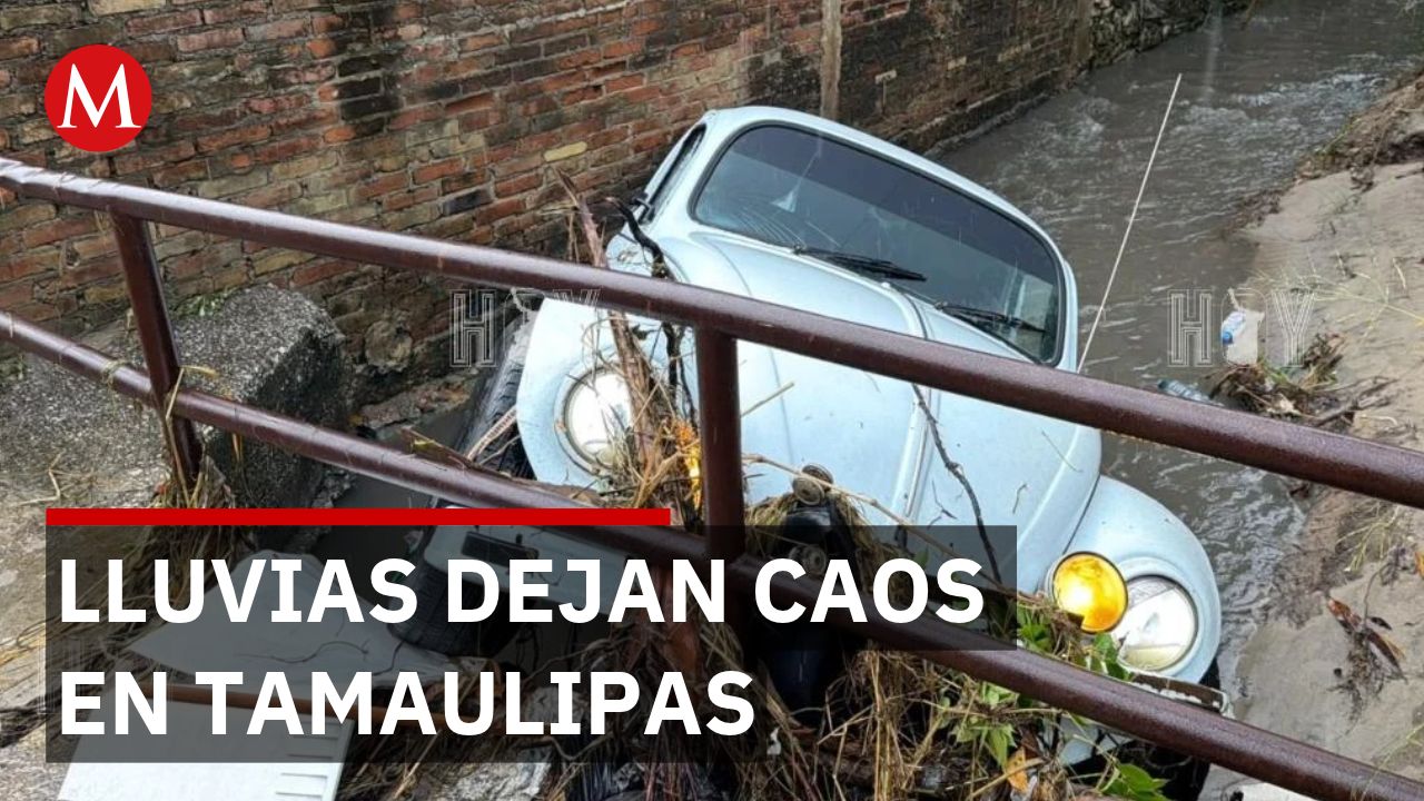 Frente frío provoca inundaciones y daños en el sur de Tamaulipas
