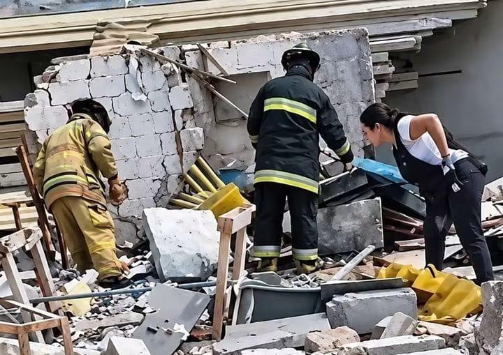La fuerza de la detonación destruyó prácticamente dos cuartos en los que se elaboraba pirotecnia. | Foto:  Especial