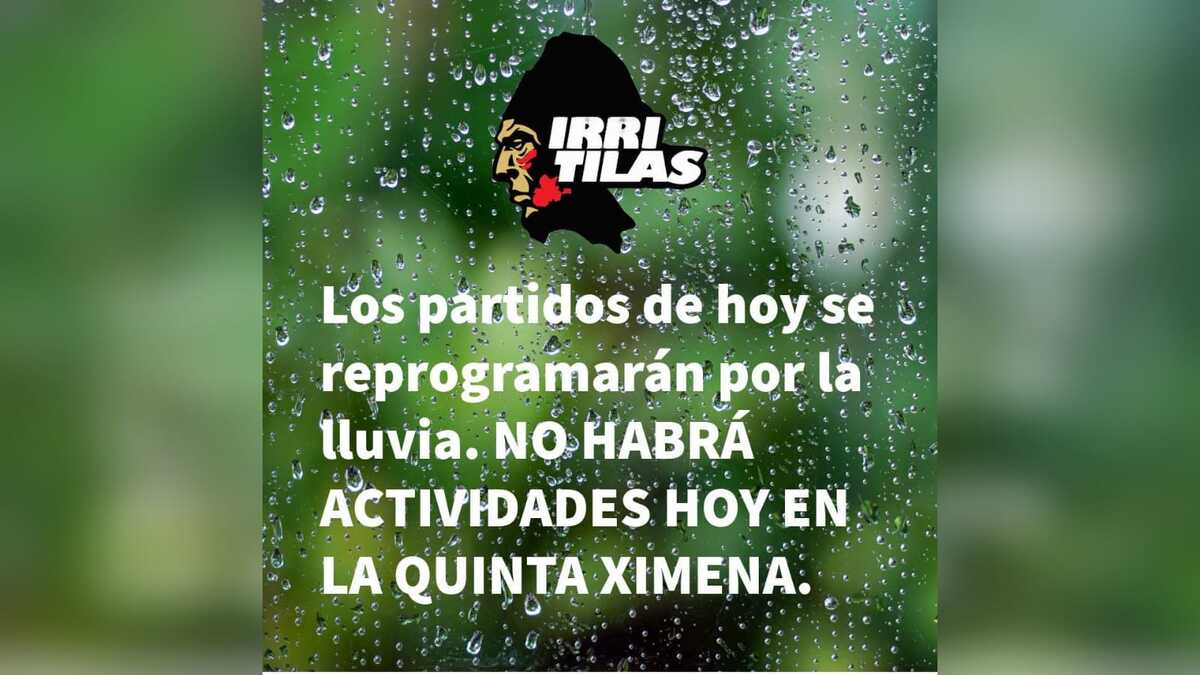 Irritilas FC pospone partido ante CD Querétaro 3D por lluvias. | Foto: cortesía Irritilas FC.