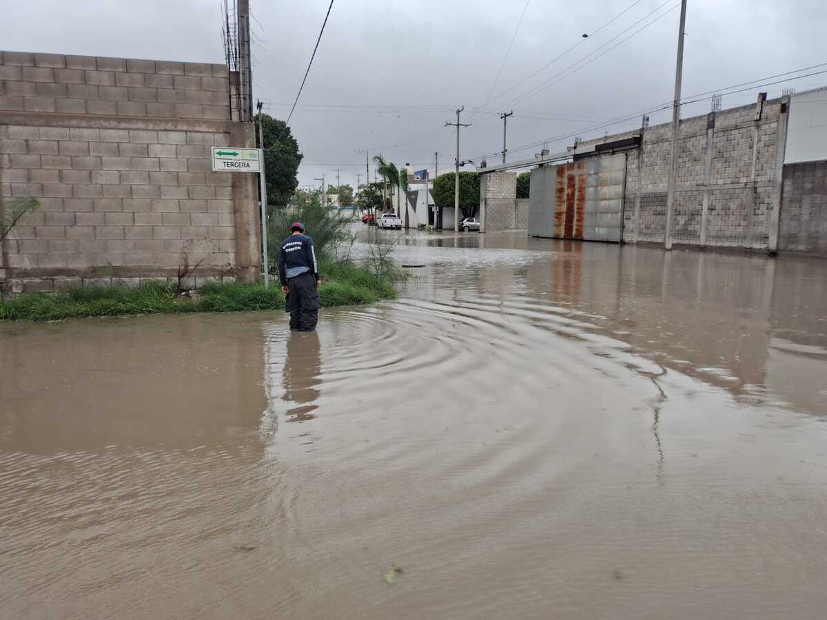 Lluvias en Torreón: caen 7.8 mm de agua y continuarán hasta el sábado. | Foto: Eunice Muñoz.