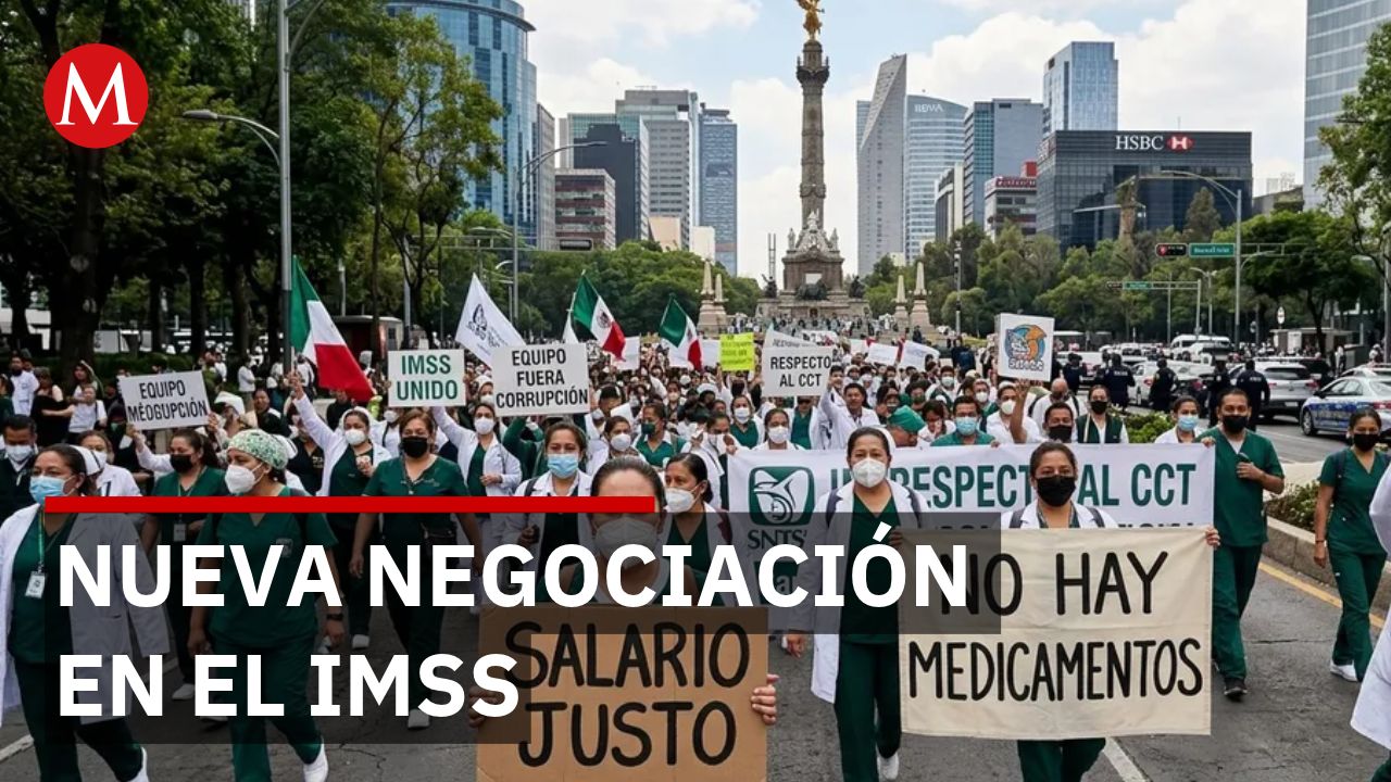 Trabajadores del IMSS rechazan aumento del 6.8% y abren nueva negociación