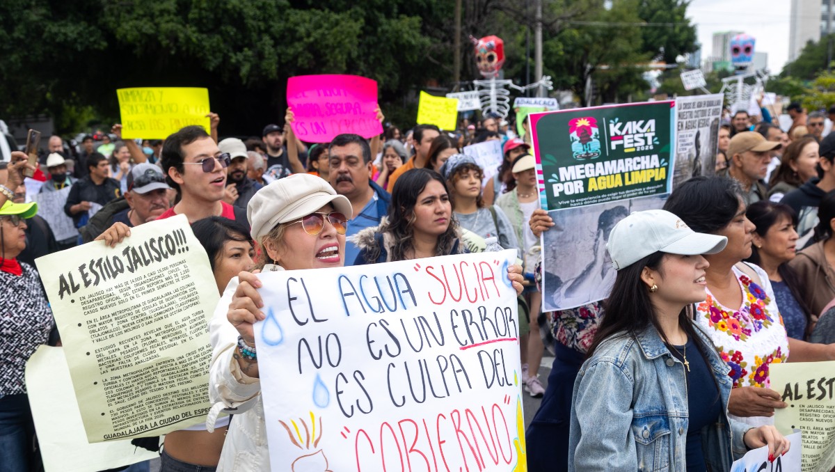 Ciudadanos se alistan para nueva mega marcha marcha del agua ante la crisis en Guadalajara (Farid Santos)