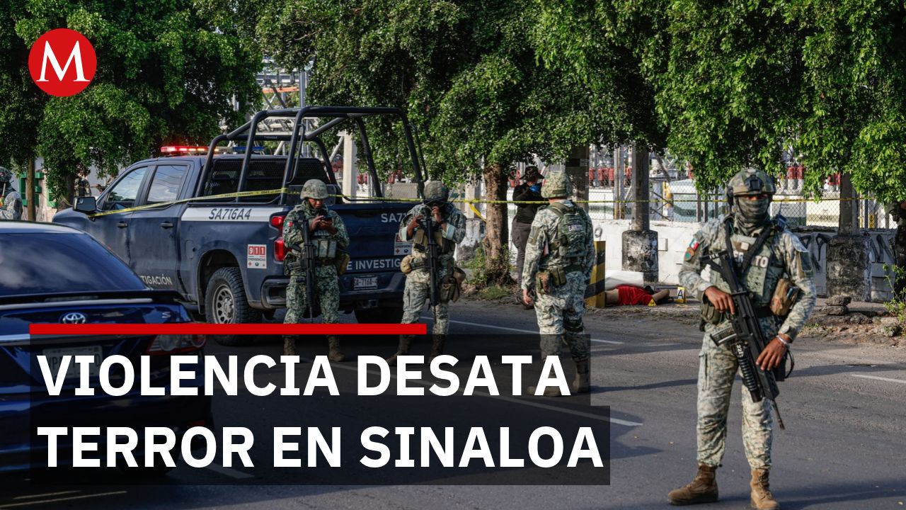 Operativos en Sinaloa aseguran armas, drogas y explosivos tras ataques