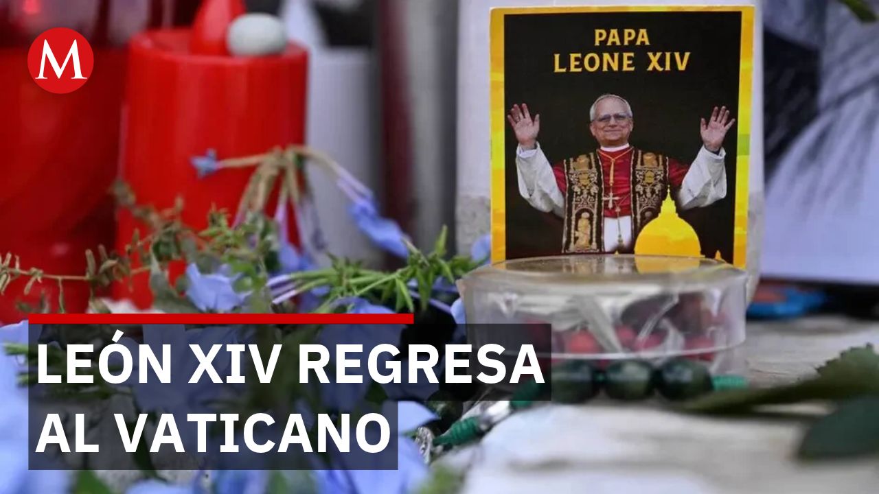 El papa León XIV regresa al Vaticano; esperan resultados para definir su tratamiento médico