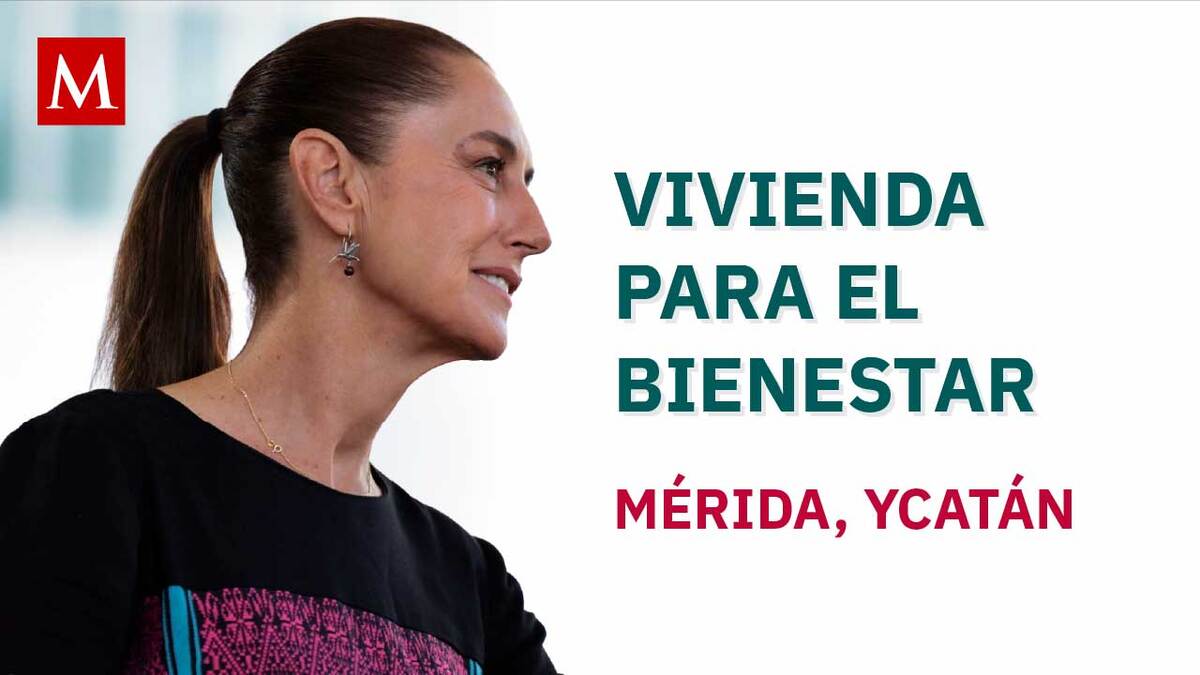 La presidenta de México Claudia Sheinbaum encabeza Vivienda para el Bienestar en Mérida, Yucatán