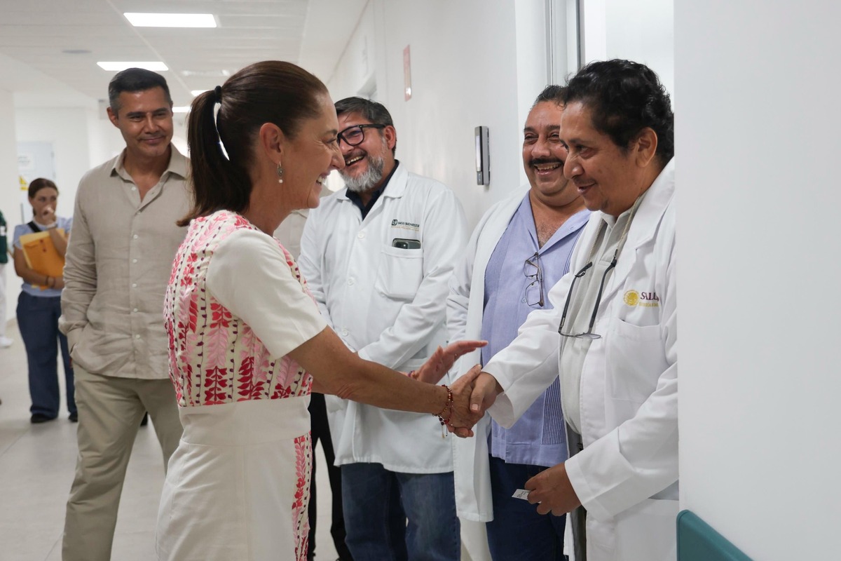 Claudia Sheinbaum Pardo recorrió las instalaciones remodeladas. | Especial