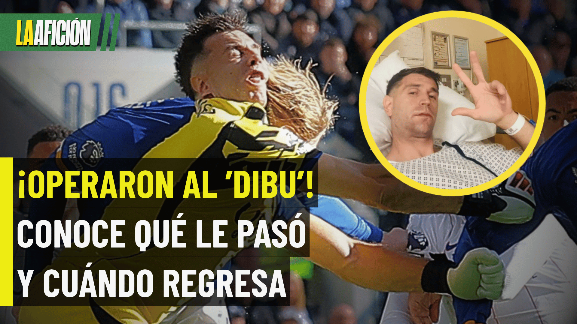 ¡'El Dibu' Martínez rompe el silencio! Así reapareció tras pasar por quirófano