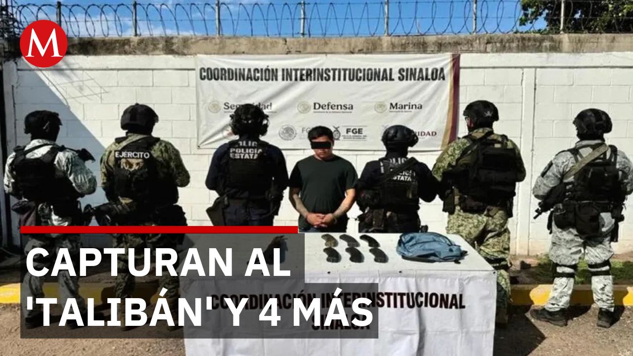 Ejército captura a Jesús Abraham 'N' alias 'el Talibán' en Sinaloa
