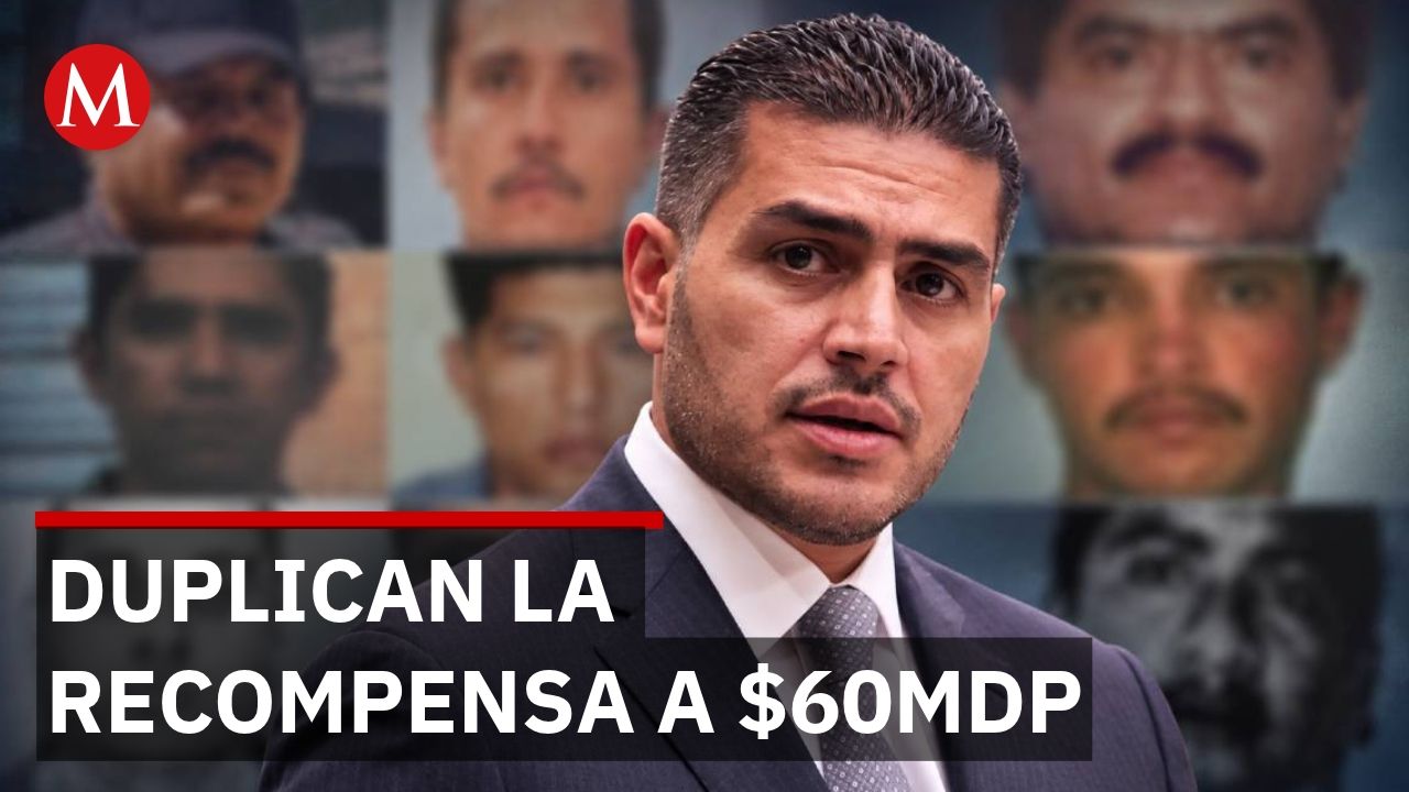 Fiscalía duplica el monto de recompensas a 60 millones de pesos
