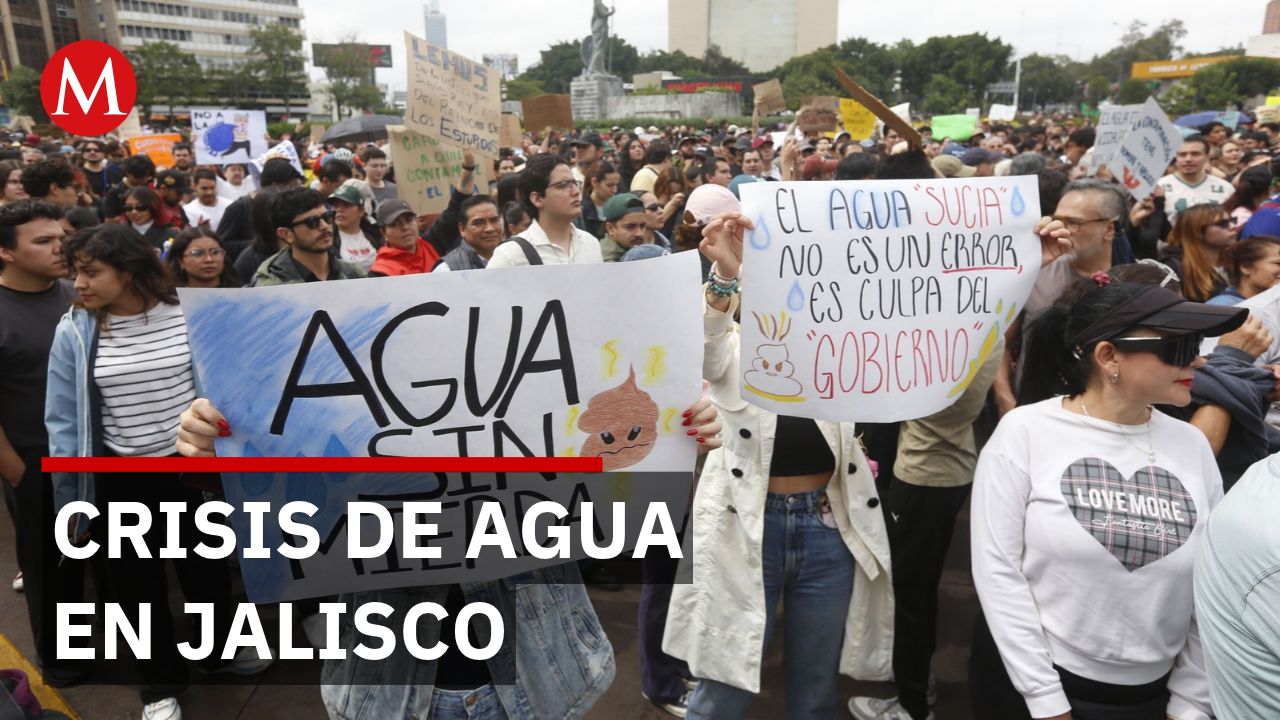 Manifestantes evitan confrontación en segunda marcha por el agua en Jalisco