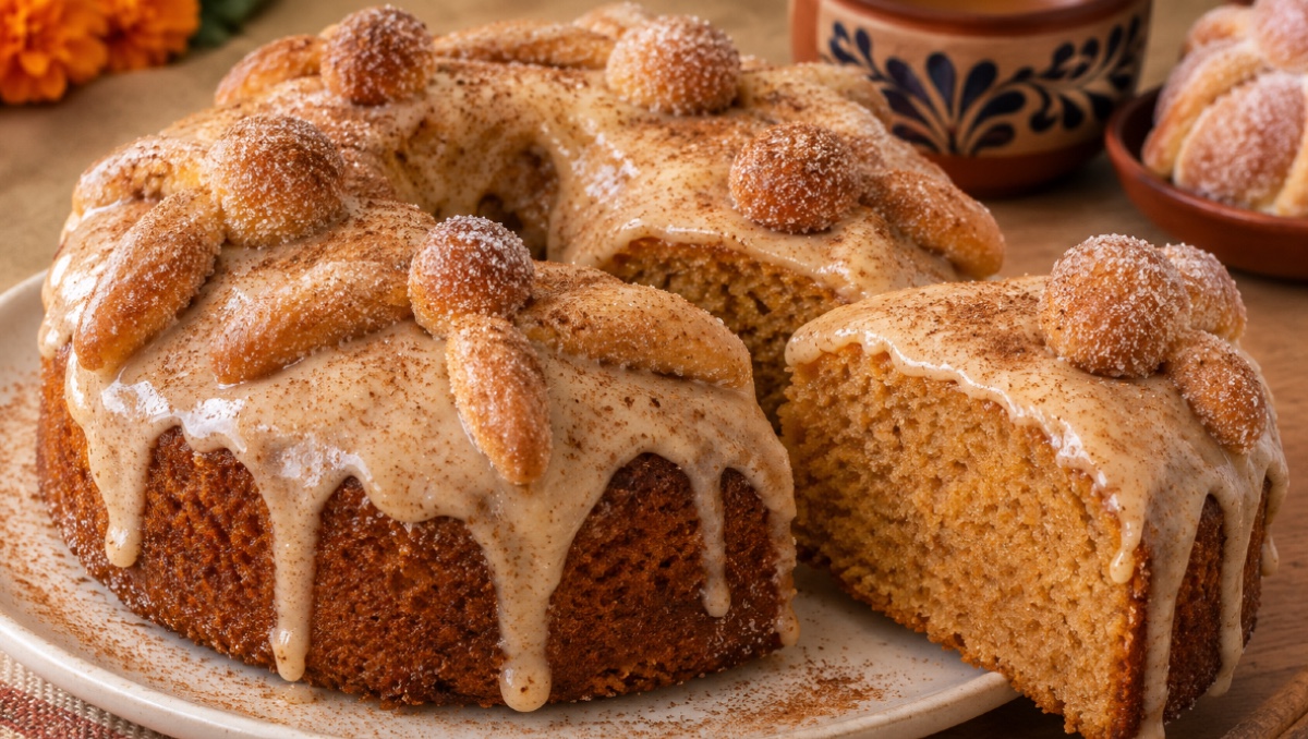 Pan de muerto: ¿Cómo prepararlo en versión pastel? | IA