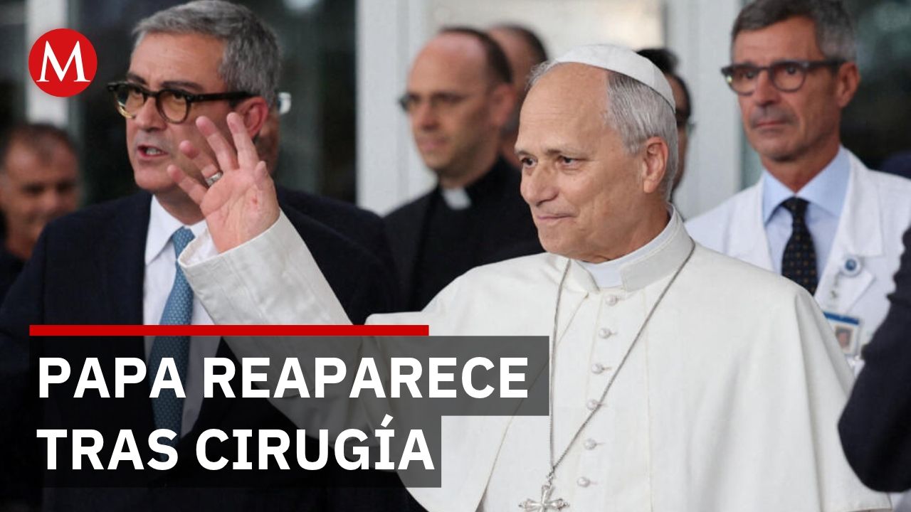 El papa León XIV reaparece en el Vaticano tras su operación de nódulo pulmonar maligno