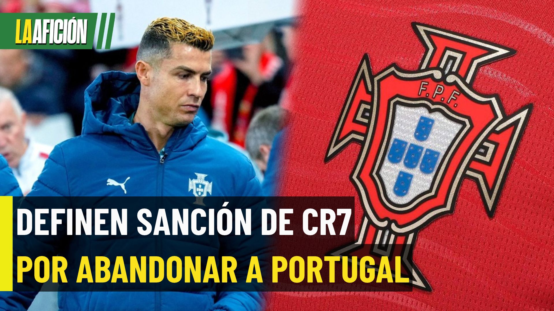 Anuncian CASTIGO para Cristiano Ronaldo por abandonar a la selección de Portugal