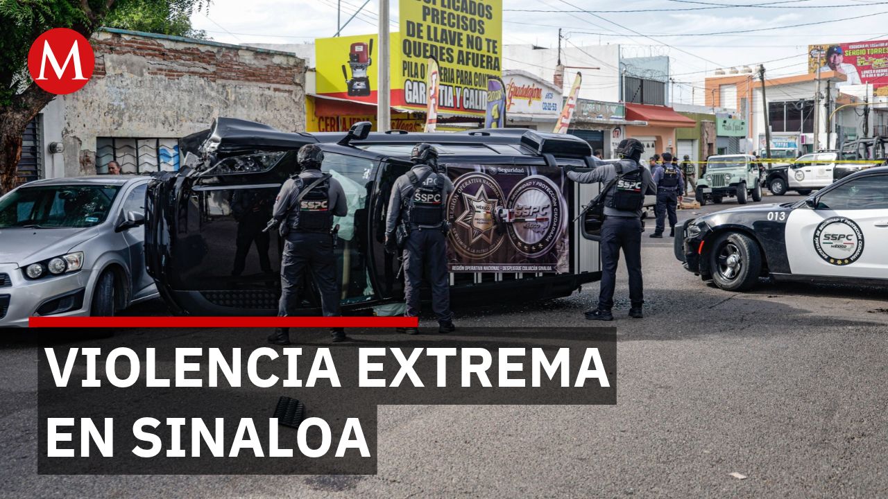 Ataques armados dejan 6 muertos en Culiacán, Mazatlán y El Fuerte