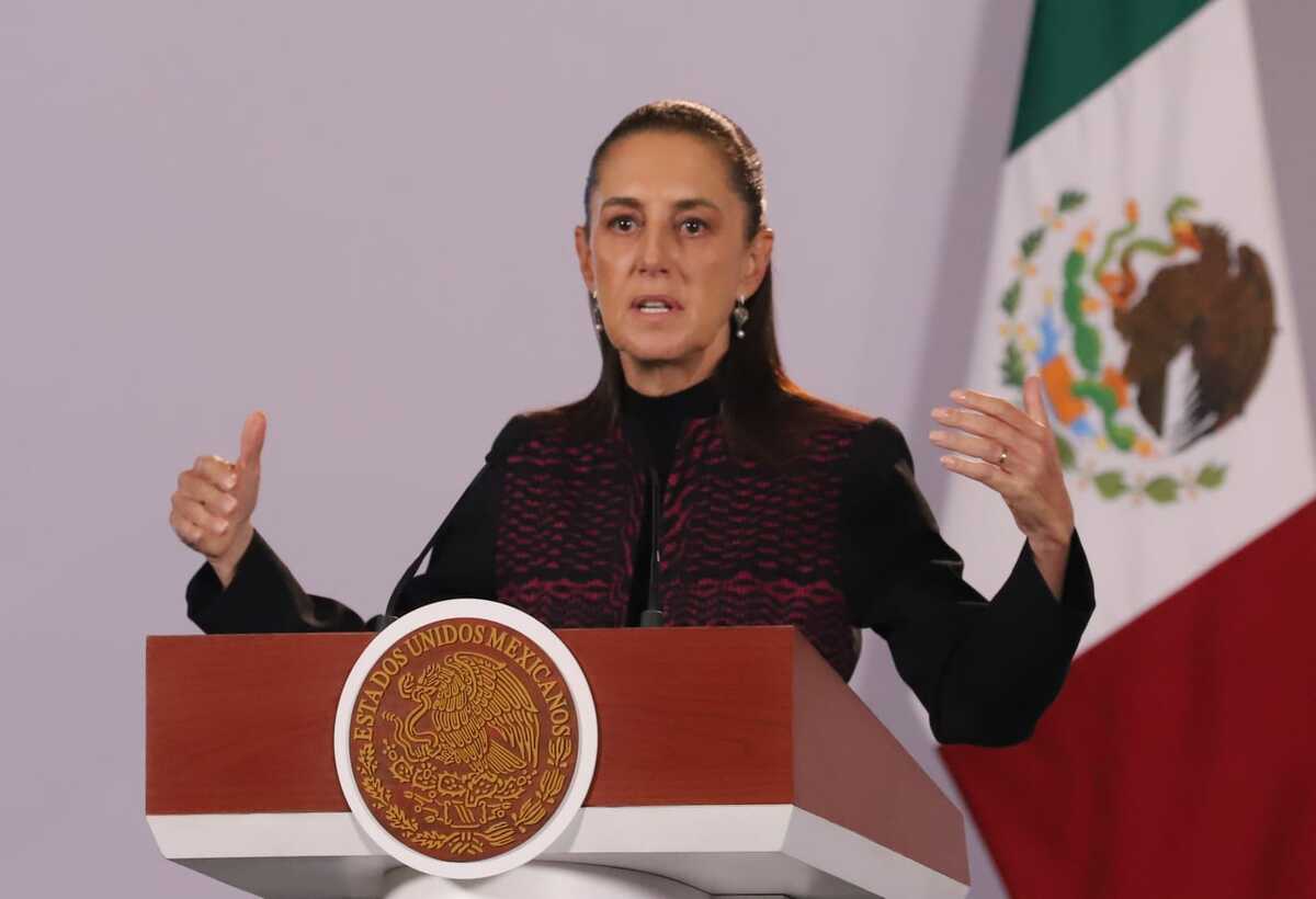 Claudia Sheinbaum dice que llamadas con Trump son sobre seguridad y comercio. | Javier Ríos
